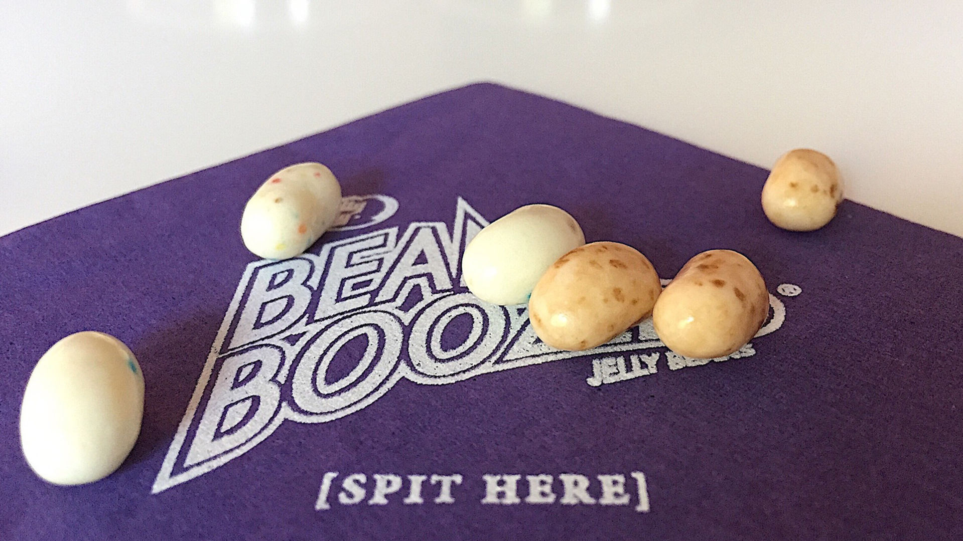 Jelly Belly “Stink Bug” and “Dirty Dishwater” jelly beans